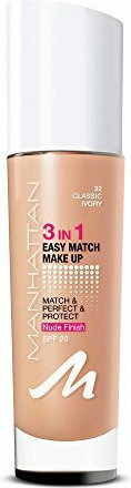 Manhattan Foundation 3in1 Easy Match Rose Beige 36, SPF 20, 30 ml