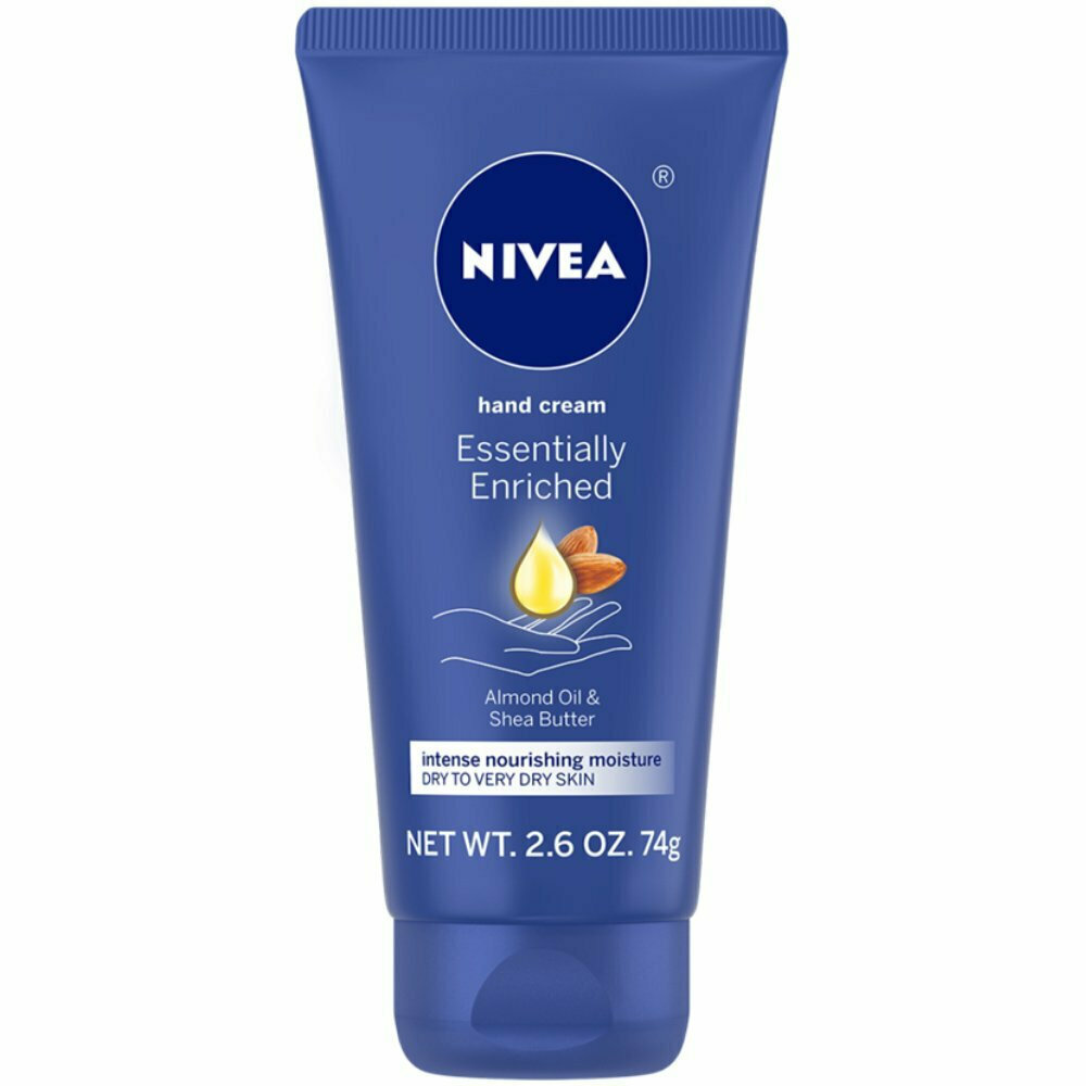 Nivea Κρέμα χεριών εντατικής περιποίησης φυσικό αμυγδαλέλαιο και βούτυρο καριτέ, 75 ml