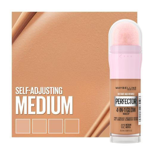 Maybeline New York Foundation Instant Perfector Glow 4in1, 0.5 Fair-Light Cool, 20 ml