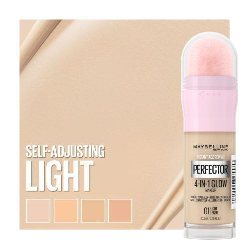 Maybeline New York Foundation Instant Perfector Glow 4in1, 0.5 Fair-Light Cool, 20 ml