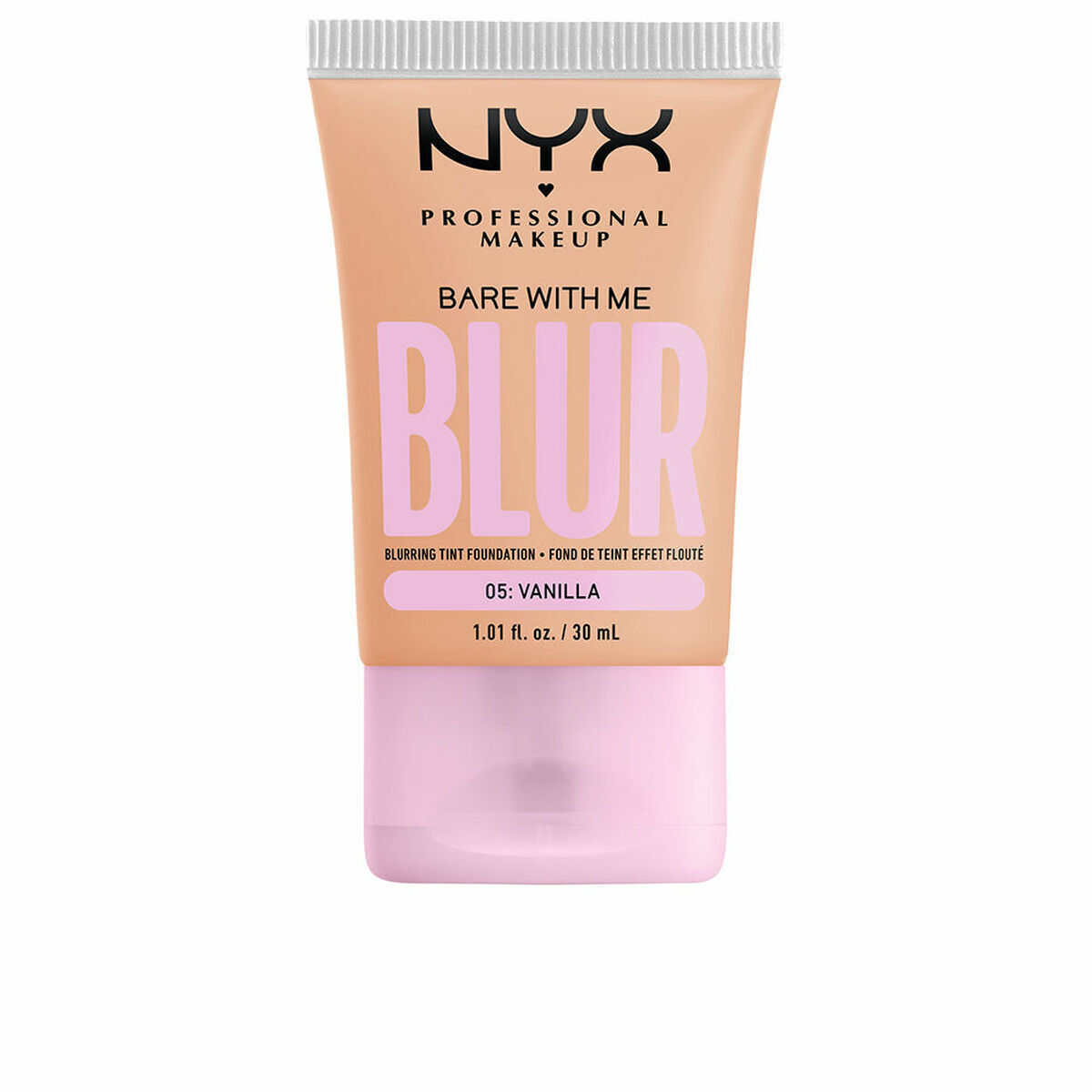 NYX Professional Makeup Foundation Bare With Me Blur Tint 01 Pale, 30 ml