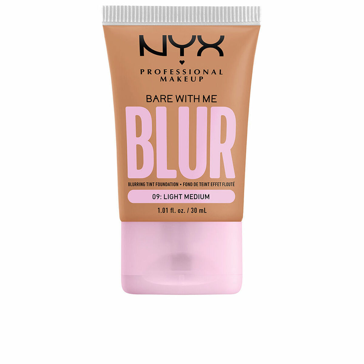 NYX Professional Makeup Foundation Bare With Me Blur Tint 01 Pale, 30 ml