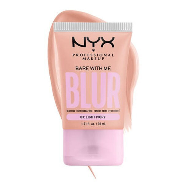 NYX Professional Makeup Foundation Bare With Me Blur Tint 01 Pale, 30 ml