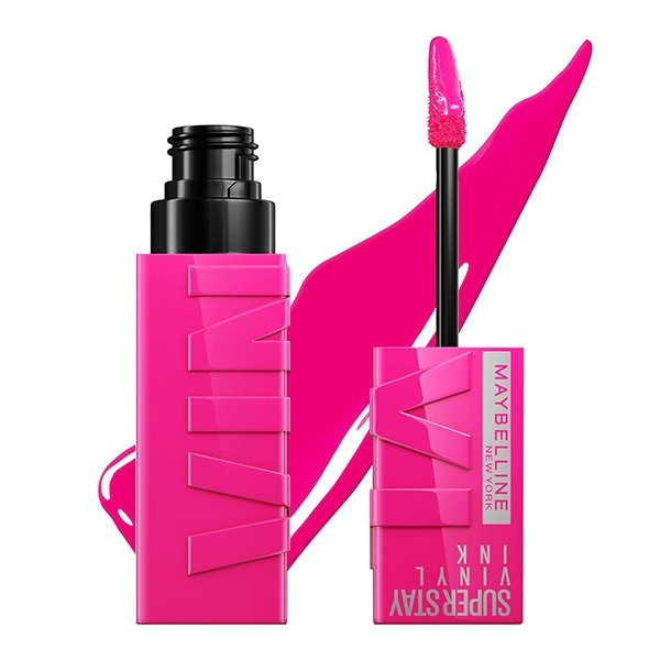 Maybelline New York Lipstick Super Stay Vinyl Ink 100 Charmed, 4.2 ml