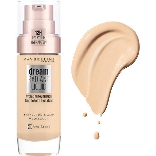 Maybelline New York Foundation Dream Radiant Liquid Hyaluron 30 Sand, 30 ml
