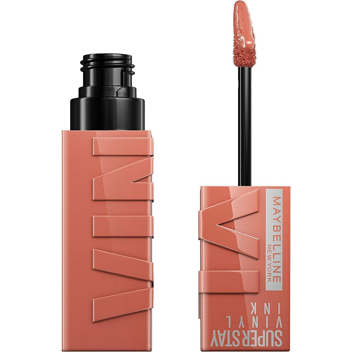 Maybelline New York Lipstick Super Stay Vinyl Ink 100 Charmed, 4.2 ml
