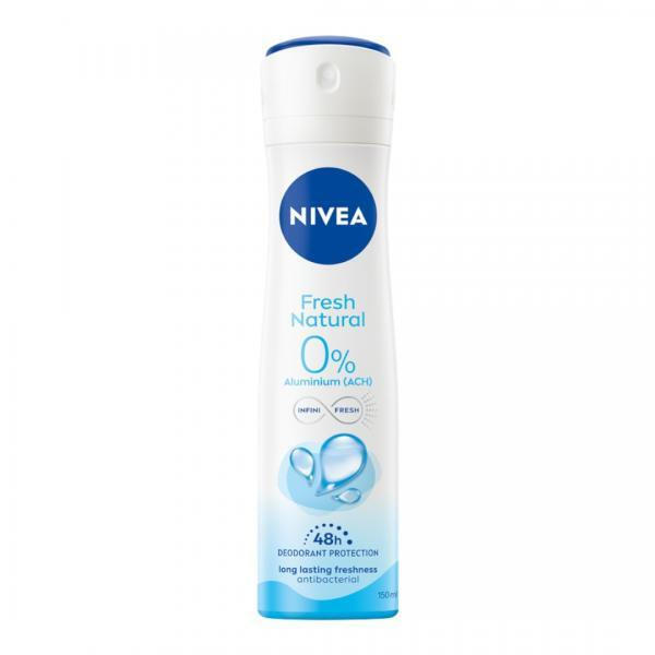 Nivea Αποσμητικό σπρέι φρέσκο φυσικό, 150 ml