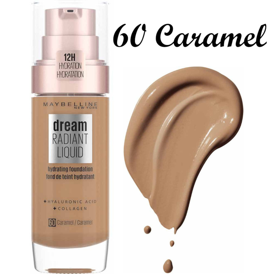 Maybelline New York Foundation Dream Radiant Liquid Hyaluron 30 Sand, 30 ml