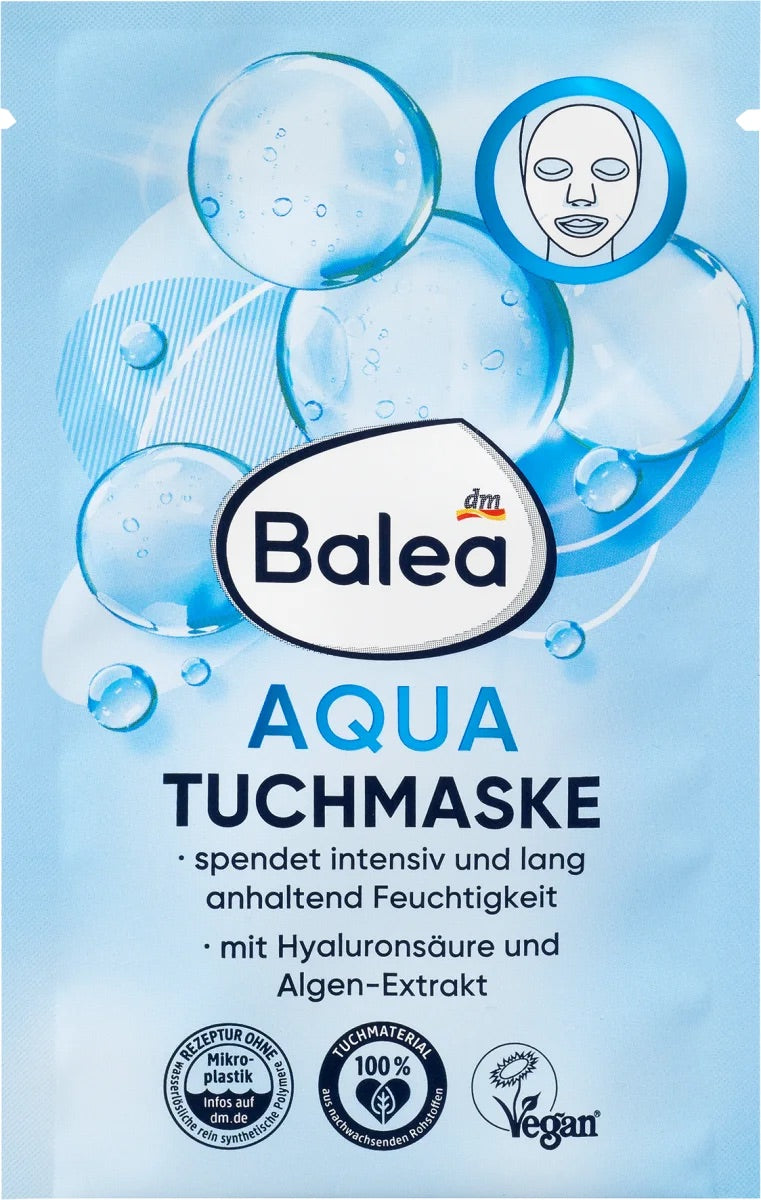 Balea Μάσκα φύλλου Aqua , 1 τεμάχιο