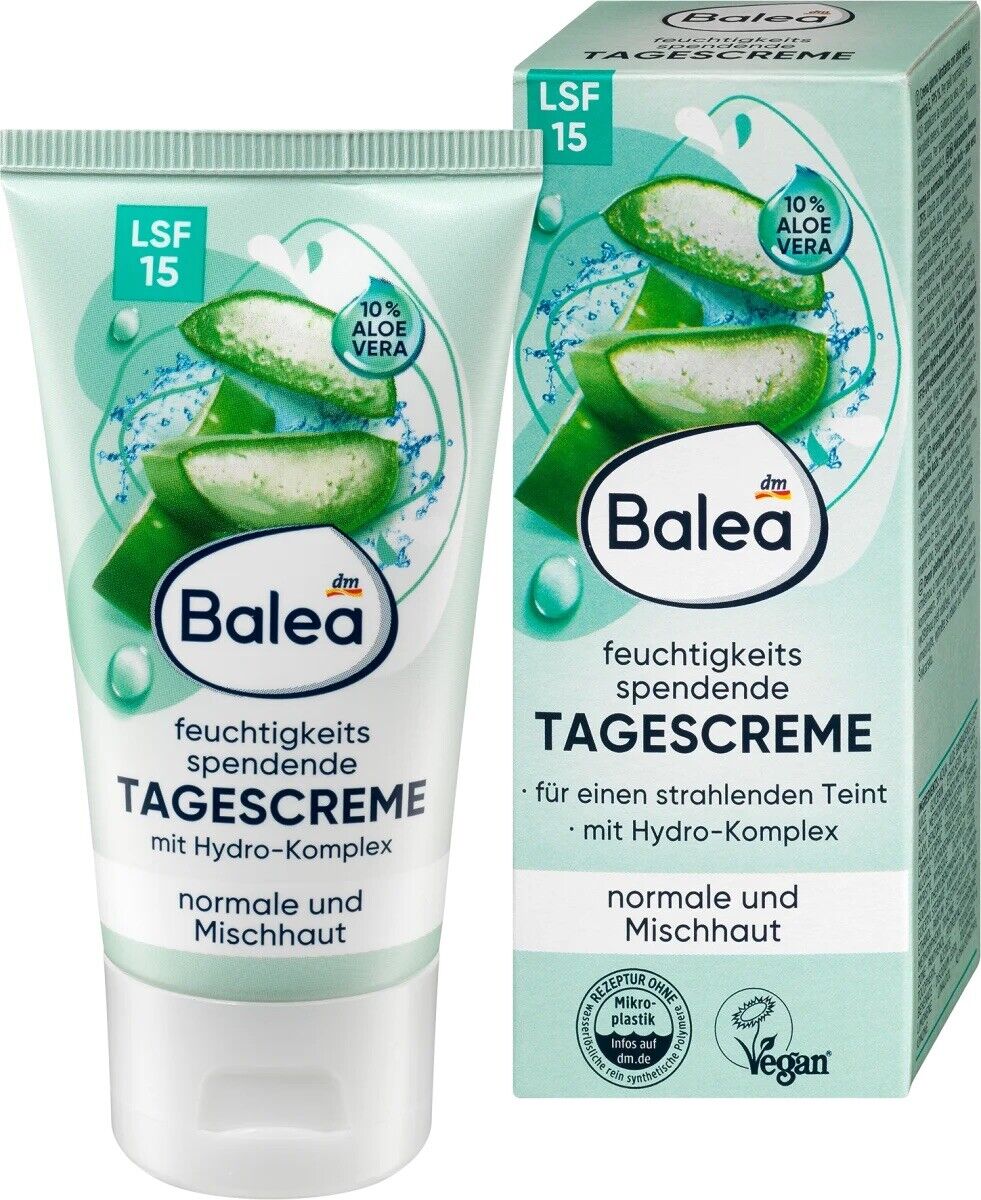 Balea Ενυδατική κρέμα SPF 15, 50 ml