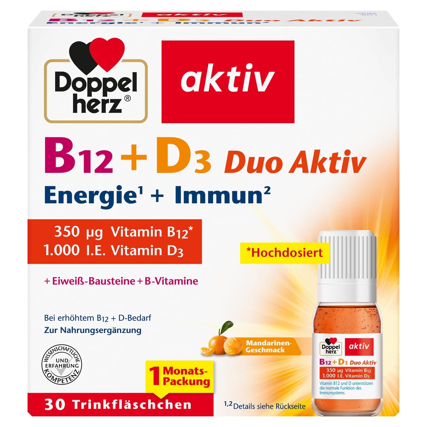 Doppelherz Βιταμίνη B12 + D3 8 τεμάχια, 91,1 g