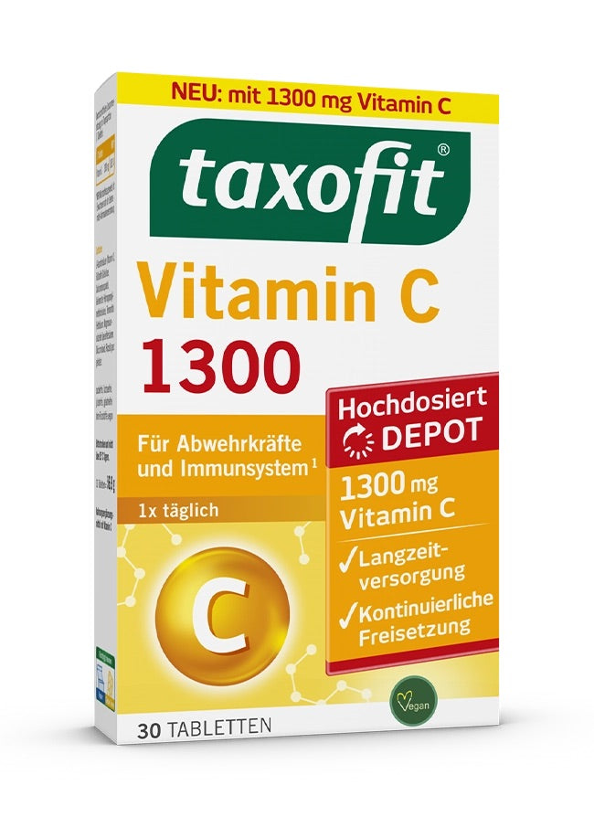 Taxofit Βιταμίνη C 30 τεμάχια, 56,9 g