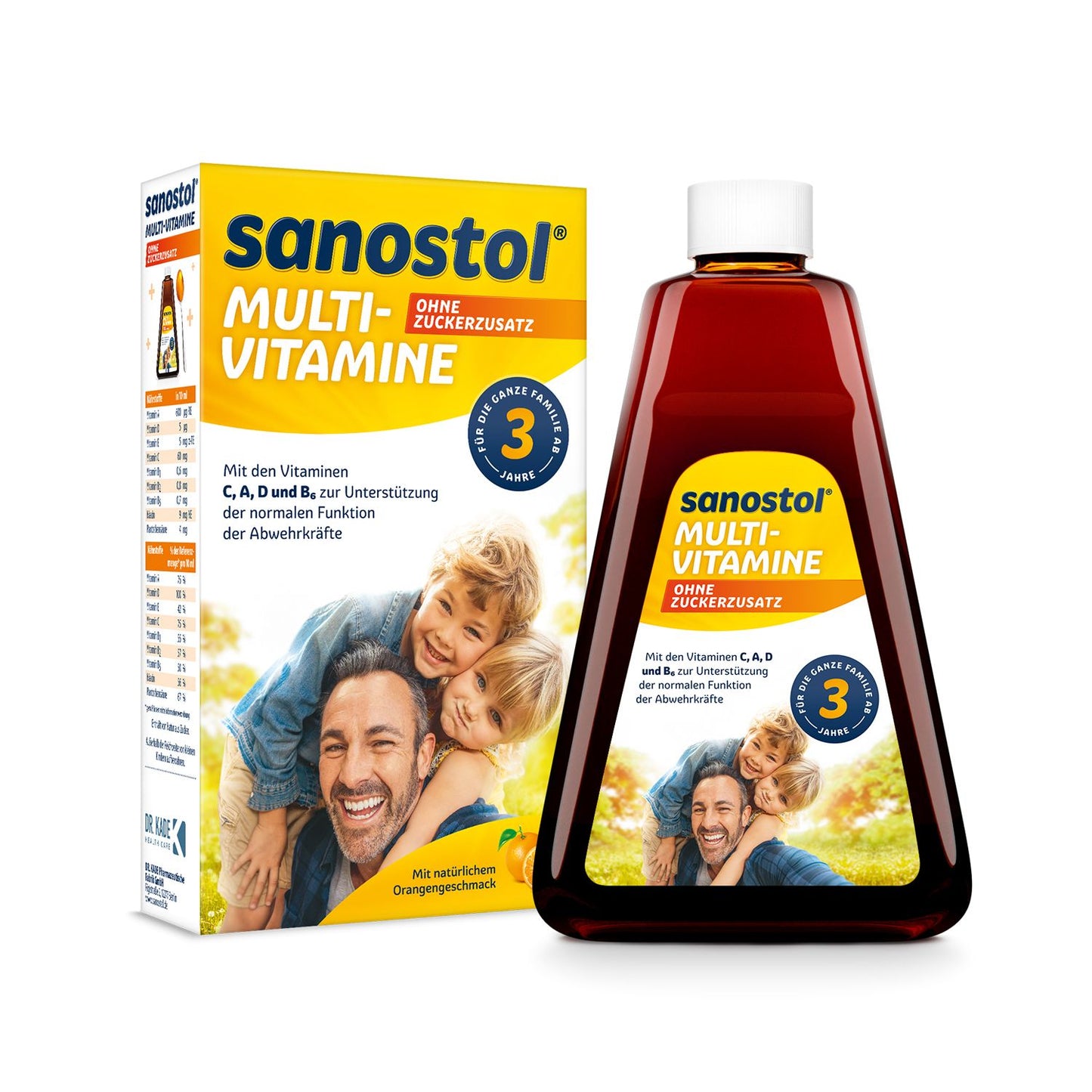 Sanostol Πολυβιταμίνες χωρίς πρόσθετη ζάχαρη, 230 ml