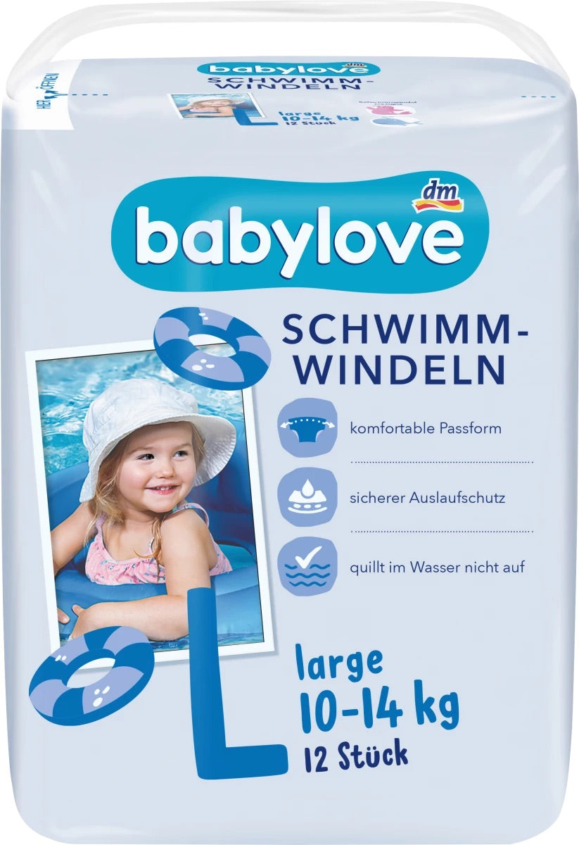 Pampers Μέγεθος πάνες κολύμβησης Large (από 12 κιλά), 12 τεμάχια