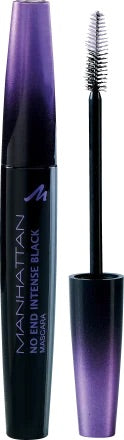 Manhattan Μάσκαρα No End Intense Black 1010Z Deep Black, 8 ml