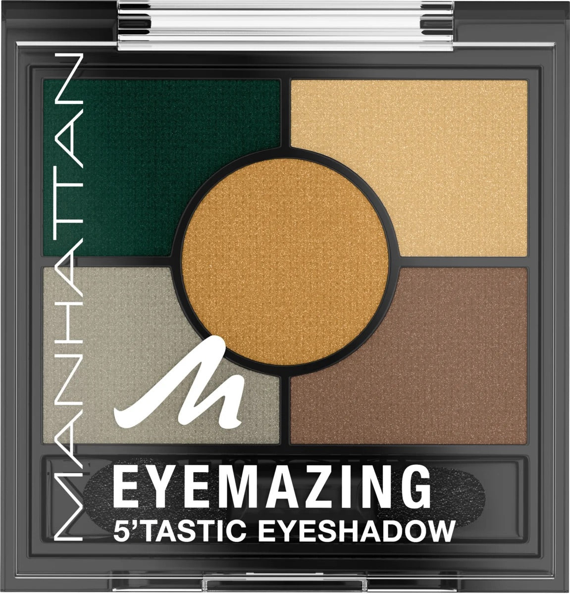 Manhattan Eyeshadow Palette Eyemazing 5'Tastic 002 Brixton Brown, 3.8 g