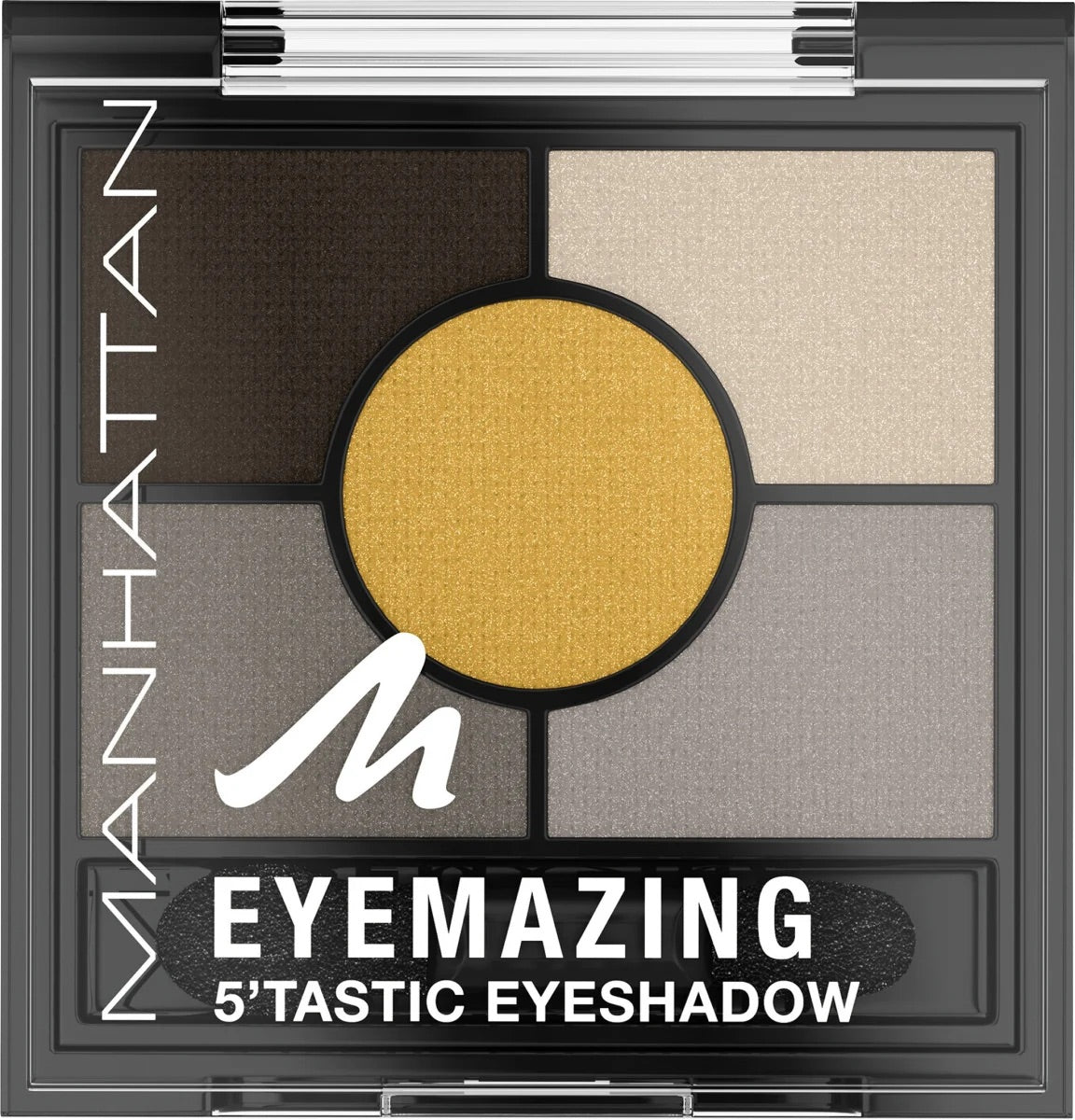 Manhattan Eyeshadow Palette Eyemazing 5'Tastic 002 Brixton Brown, 3.8 g
