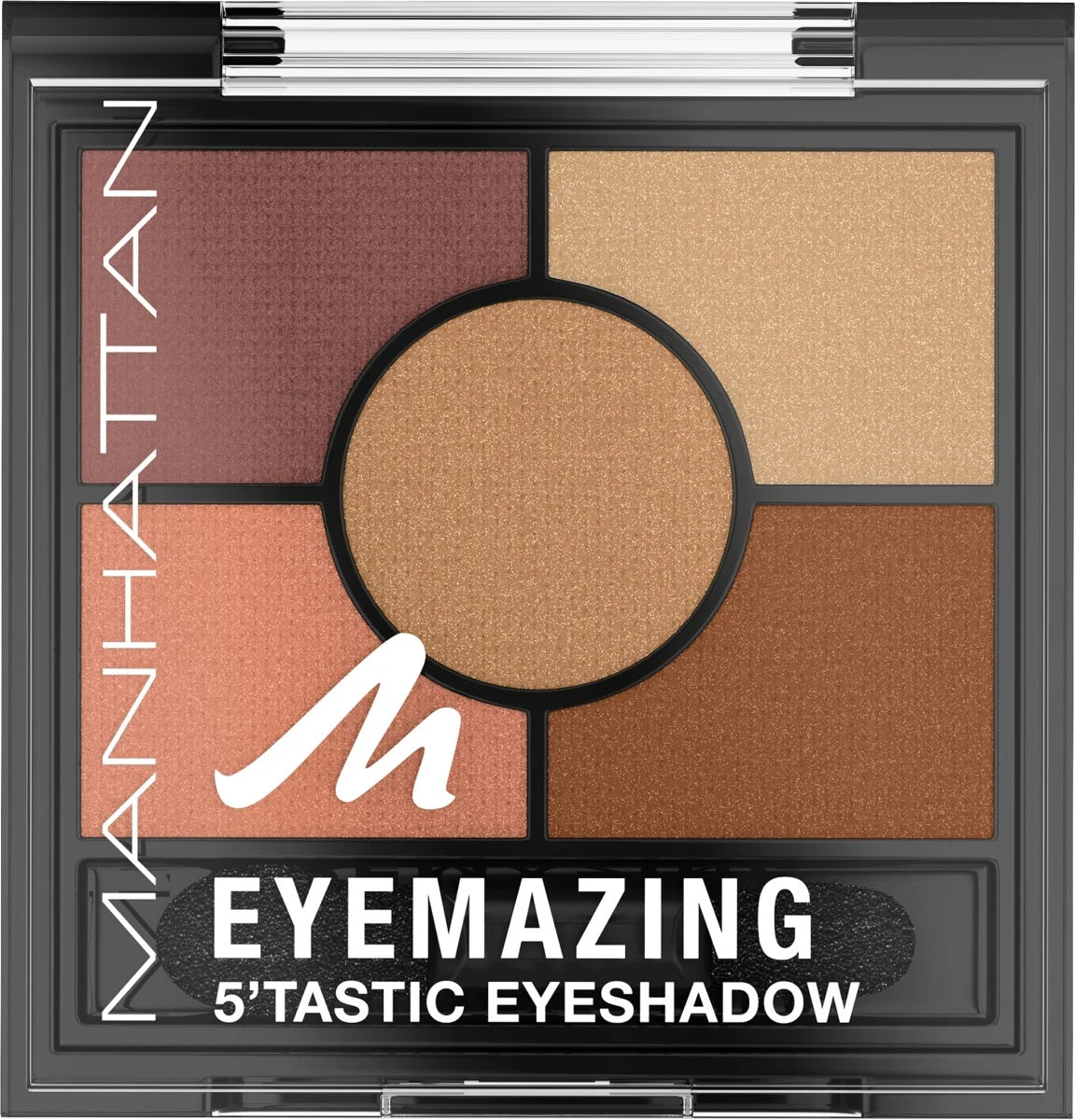 Manhattan Eyeshadow Palette Eyemazing 5'Tastic 002 Brixton Brown, 3.8 g