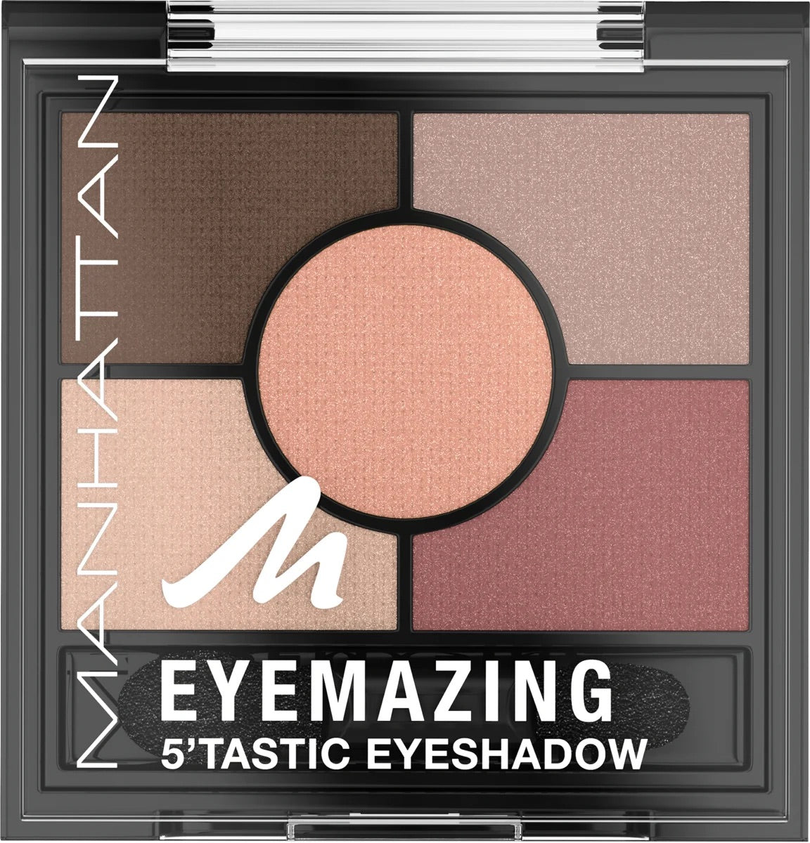 Manhattan Eyeshadow Palette Eyemazing 5'Tastic 002 Brixton Brown, 3.8 g