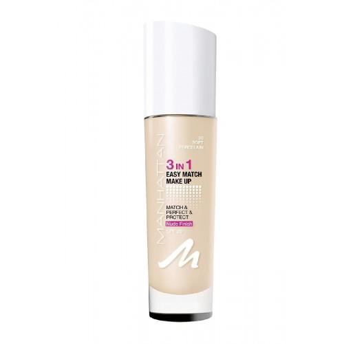 Manhattan Foundation 3in1 Easy Match Rose Beige 36, SPF 20, 30 ml