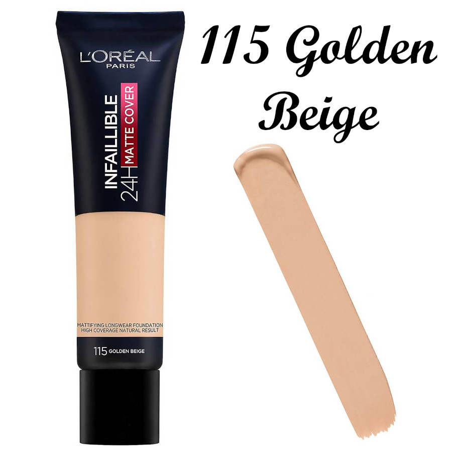 L'oreal Paris Foundation Infaillible 32H Matte Cover 155 Natural Rose/Natural Rose, 30 ml