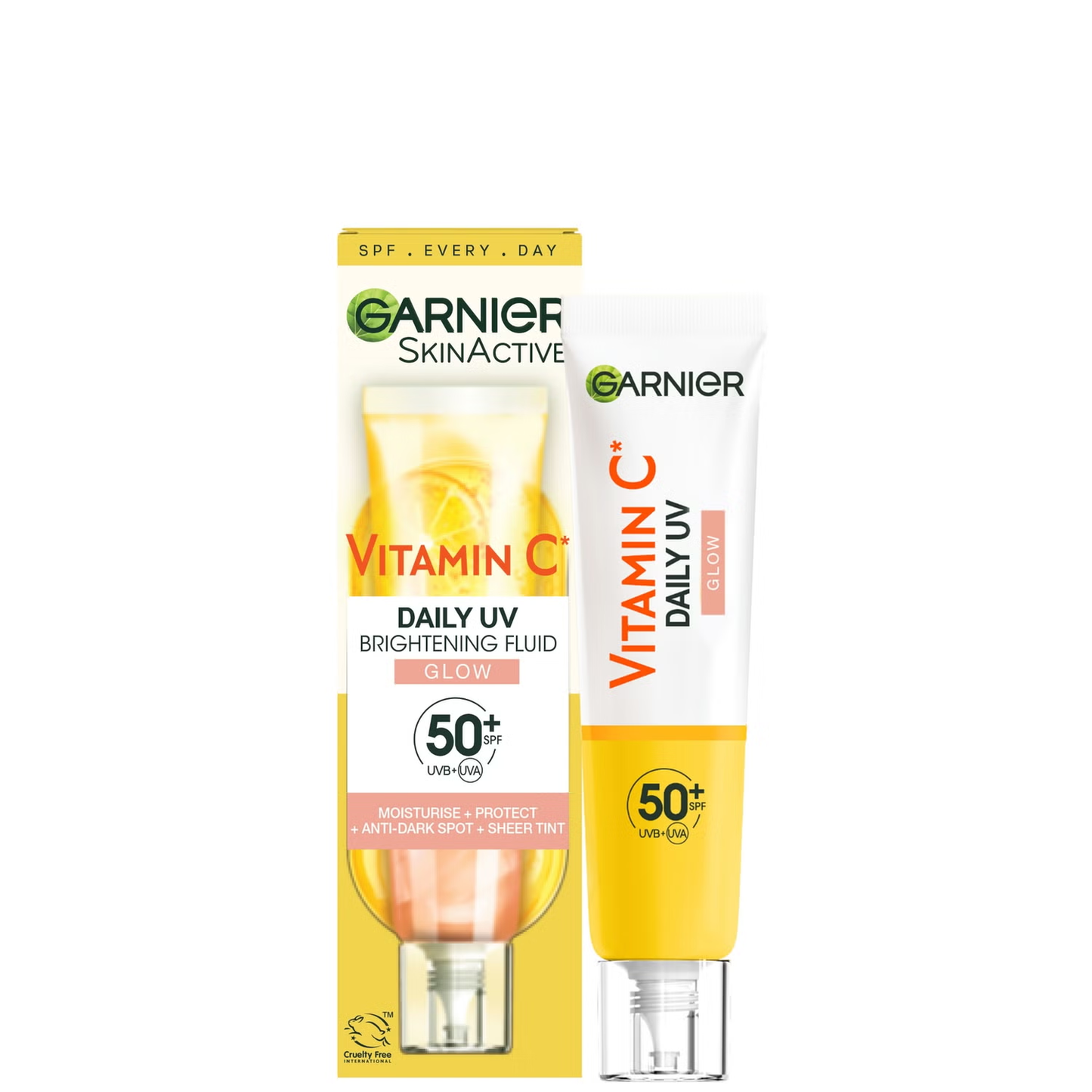 Garnier Fluid Vitamin C Glow SPF 50+, 40 ml