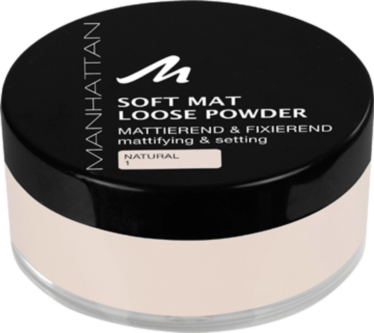 Manhattan Loose powder Soft Mat Natural 1, 20 g