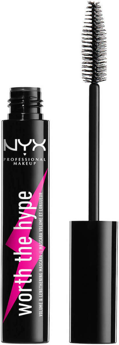 NYX Professional Makeup Μάσκαρα Worth The Hype 01 Μαύρη, 7 ml