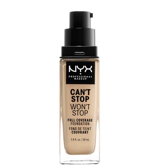 NYX Professional Makeup Foundation Can't Stop Won't Stop 24-Hour Nude 6.5, 30 ml