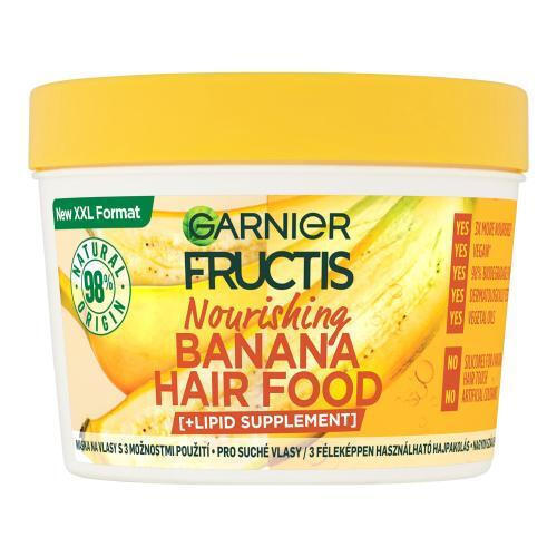 Garnier Μάσκα μαλλιών Banana Hair Food 3 σε 1, ξηρά μαλλιά, 400 ml
