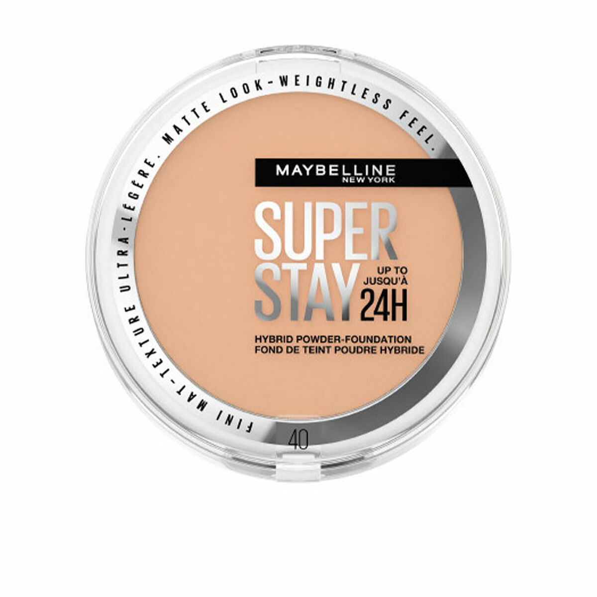 Maybelline New York Foundation Puder 24h Super Stay Hybrides 03, 9 g