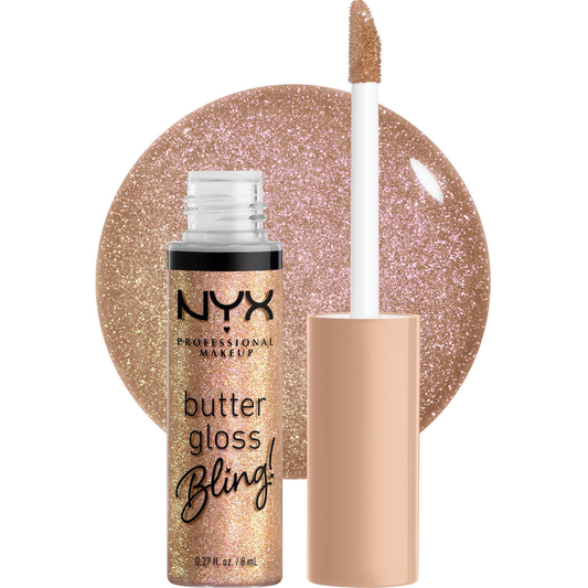 NYX Professional Makeup Lip gloss Butter Gloss Bling 01 Bring the Bling, 8 ml
