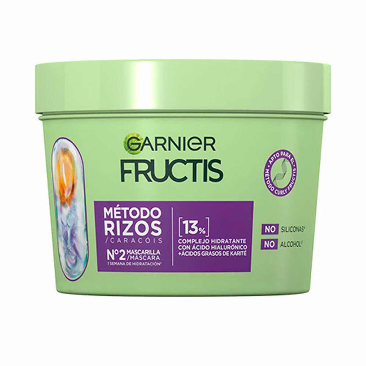 Garnier Μάσκα μαλλιών μέθοδος μπούκλας υγρασία, 370 ml