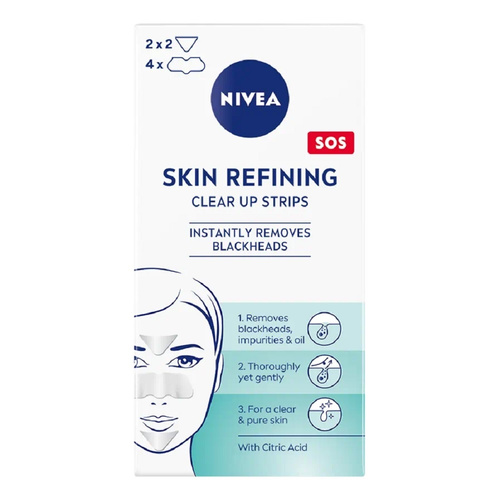 Nivea Nose Strips Clear-Up-βελτίωση του δέρματος, 6 τμχ