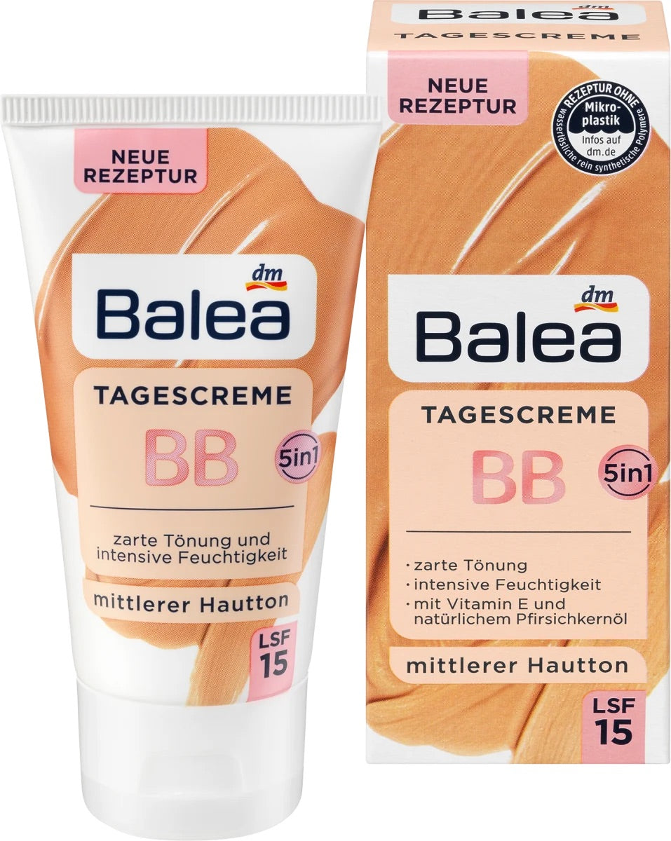 Balea Κρέμα BB μεσαίου τόνου SPF 15, 50 ml