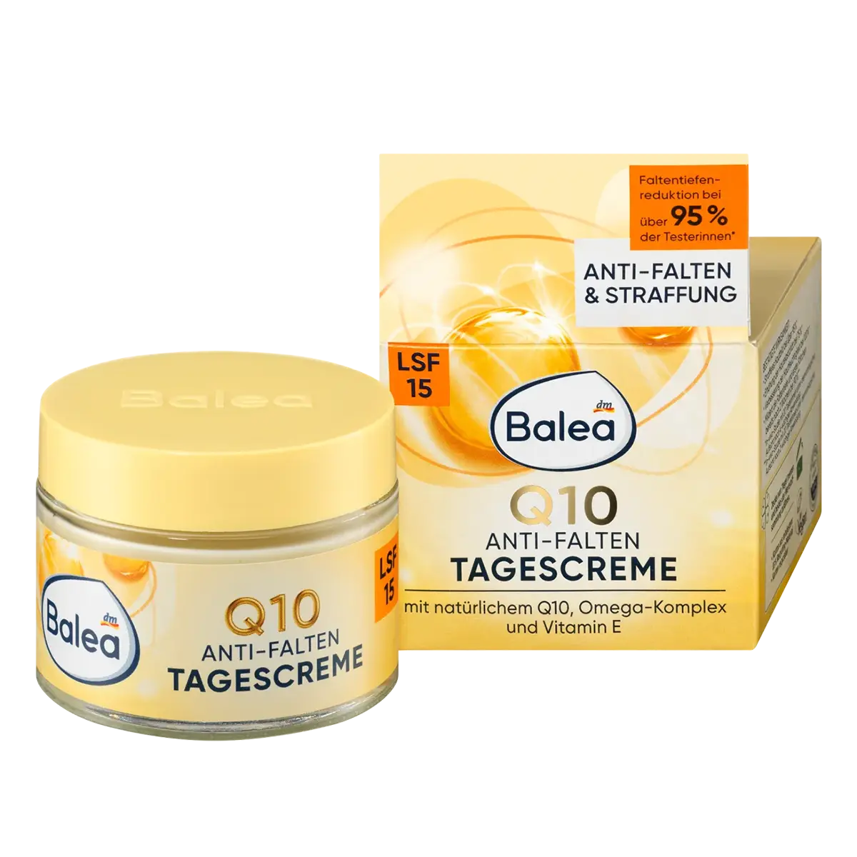 Balea Αντιρυτιδική κρέμα προσώπου Q10 SPF 15, 50 ml