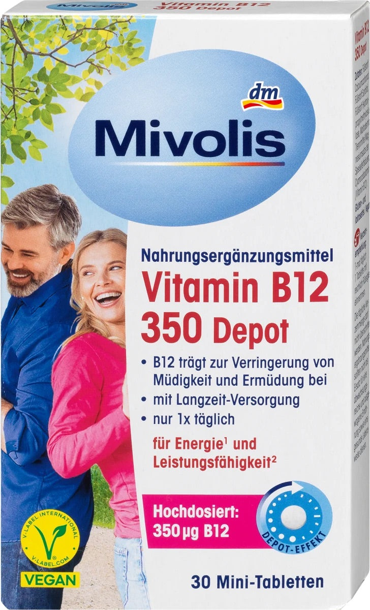 Mivolis Βιταμίνη B12 , 30 μίνι δισκία, 6 g