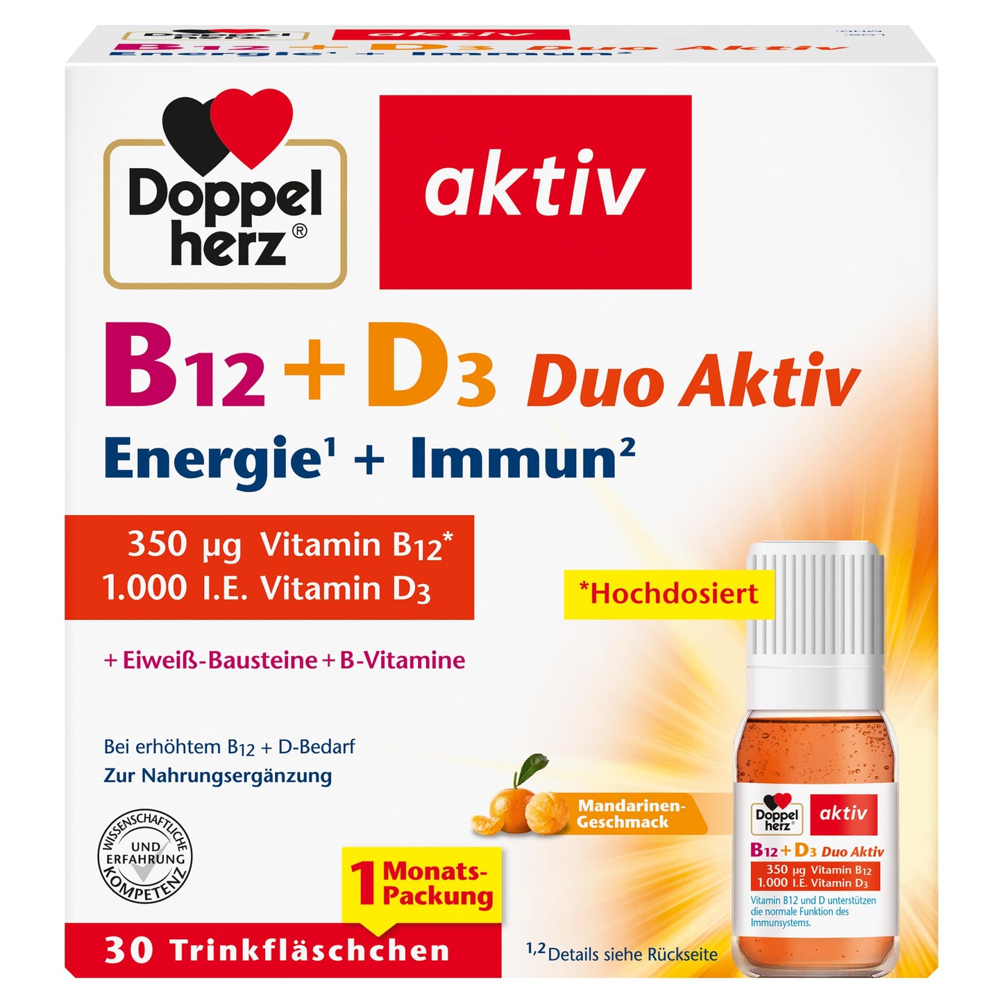 Doppelherz Βιταμίνη B12 + D3  8 τεμάχια, 91,1 g