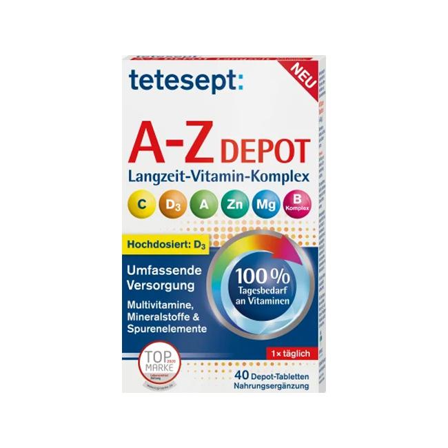 Tetesept Ταμπλέτες A-Z, 48 g