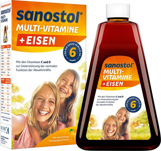 Sanostol Πολυβιταμίνες σίδηρο, 460 ml