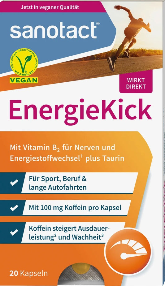 Sanotact Κάψουλες EnergyKick 20 τεμάχια, 14 γρ