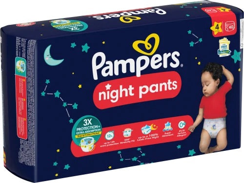 Pampers πάνες βρακάκι νύχτας Baby Dry μέγεθος 4 Maxi (9-15 κιλά), 40 τεμ