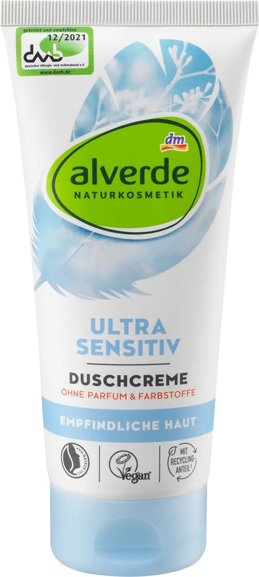 Alverde Κρέμα ντους Ultra Sensitive, 200 ml