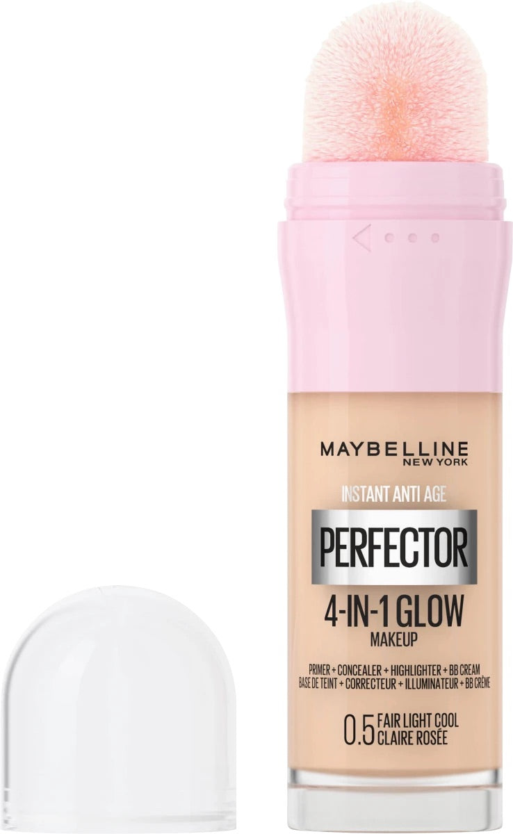 Maybelline New York Foundation Instant Perfector Glow 4in1, 0.5 Fair-Light Cool, 20 ml