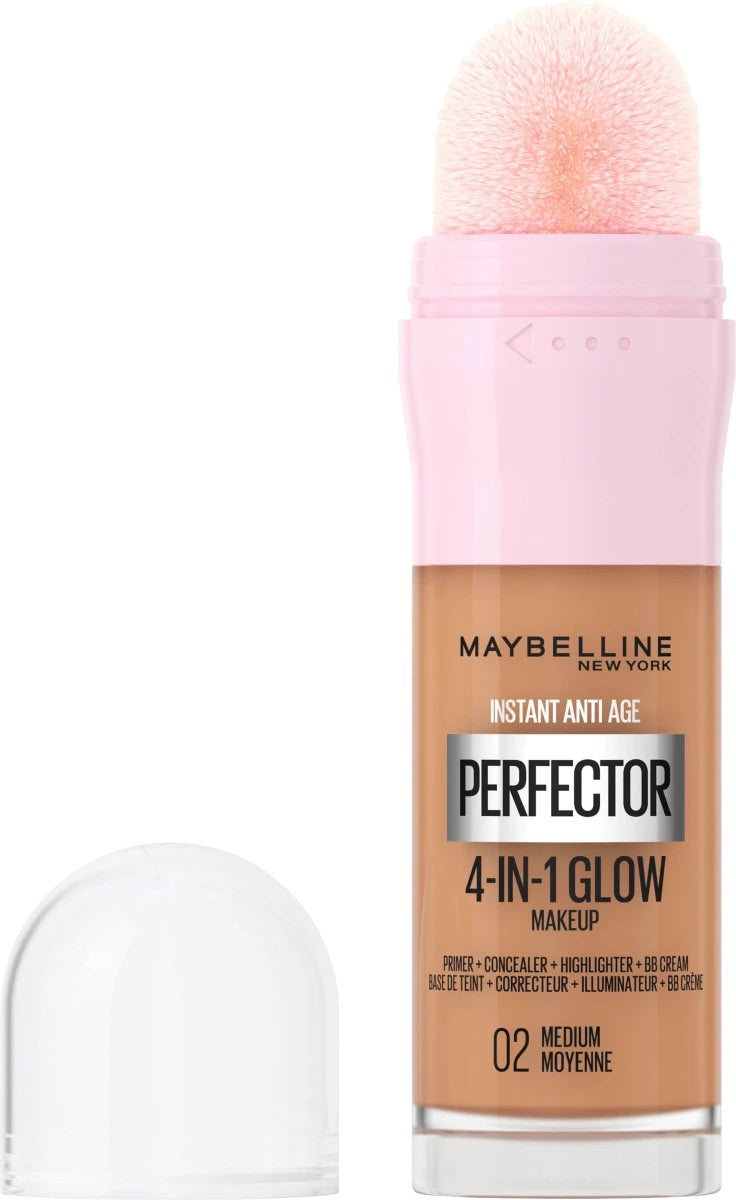 Maybelline New York Foundation Instant Perfector Glow 4in1, 0.5 Fair-Light Cool, 20 ml