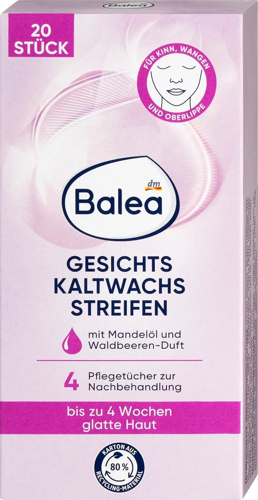 Balea Cold wax strips body, 20 pcs