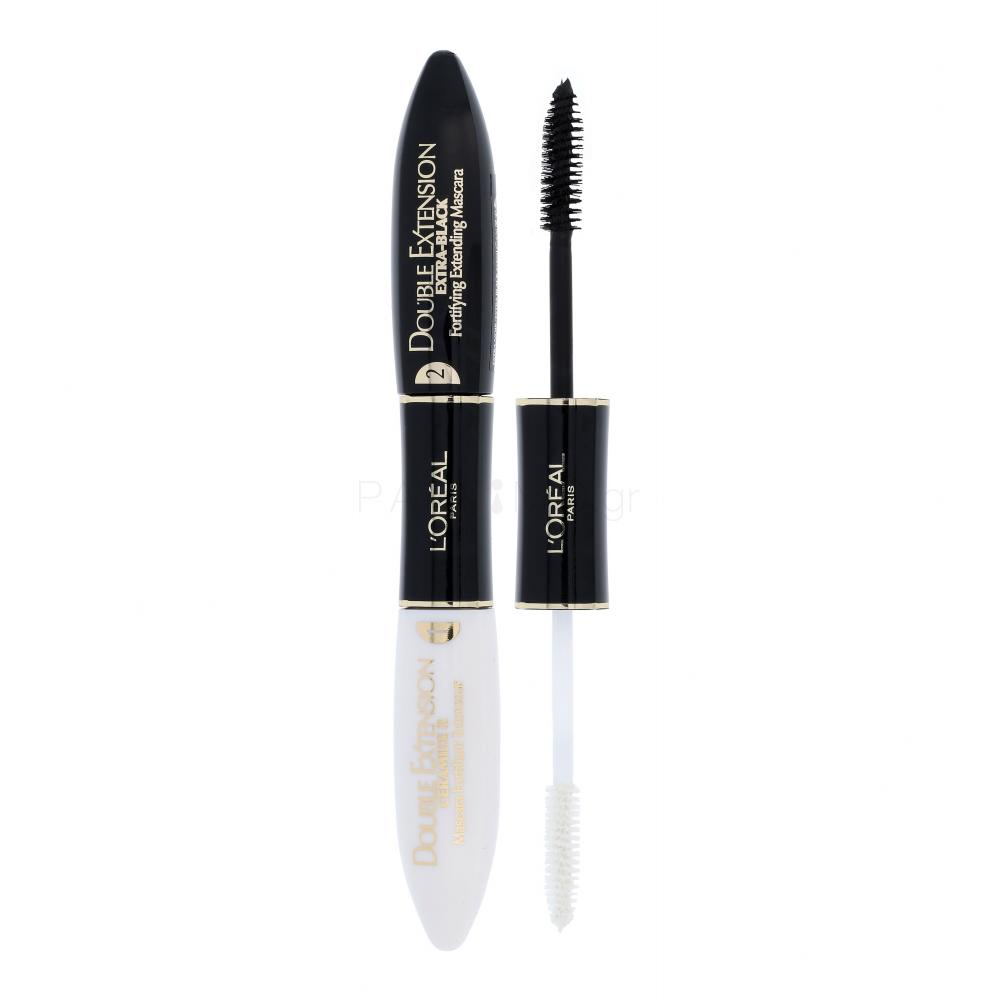 L'oreal Paris Mascara Double Extension Αδιάβροχο Μαύρο, 12 ml