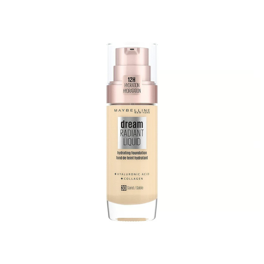 Maybelline New York Foundation Dream Radiant Liquid Hyaluron 30 Sand, 30 ml