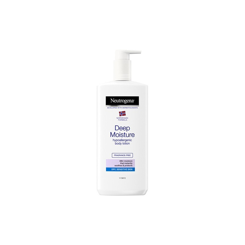 Neutrogena Γαλάκτωμα σώματος Deep Moisture Sensitive χωρίς άρωμα, 250 ml