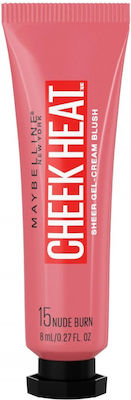 Maybelline New YorkBlush Cheek Heat 15 Nude Burn, 10 ml